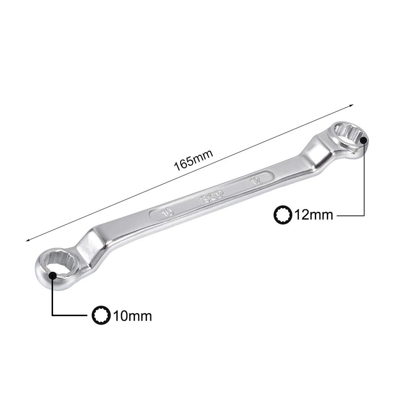 uxcell 10mm x 12mm Metric 12 Point Offset Double Box