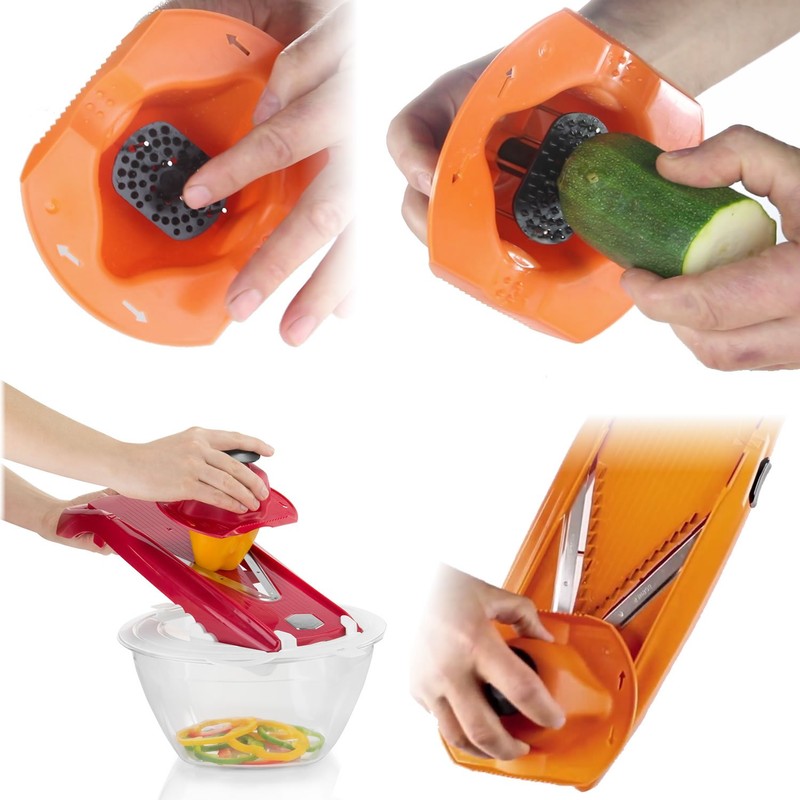 Börner Safety Guard (Red) • Finger Guard for Slicer/Kitchen Grater