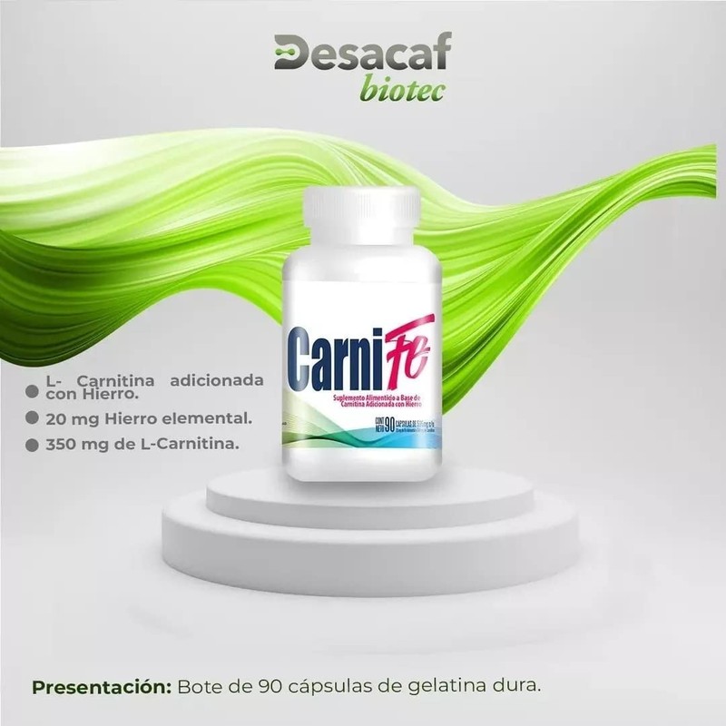 Desacaf Biotec Carnife Frasco C/90 caps.