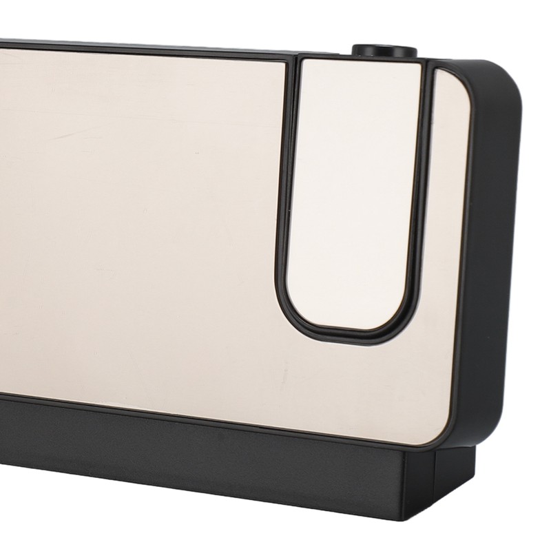 Projection Alarm Clock USB Rechargeable White Light Snooze Function Adjustable