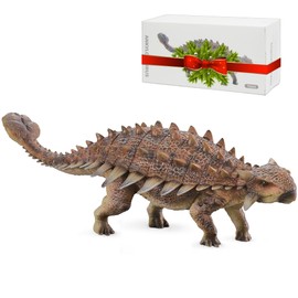 Gemini&Genius Ankylosaurus Action Figure Toy, Saichania Dinosaur Model Toy, Beautiful and Accurate Sculptures of Dino Toy Figure, Collection, Display & Play for Kids Dino Lover