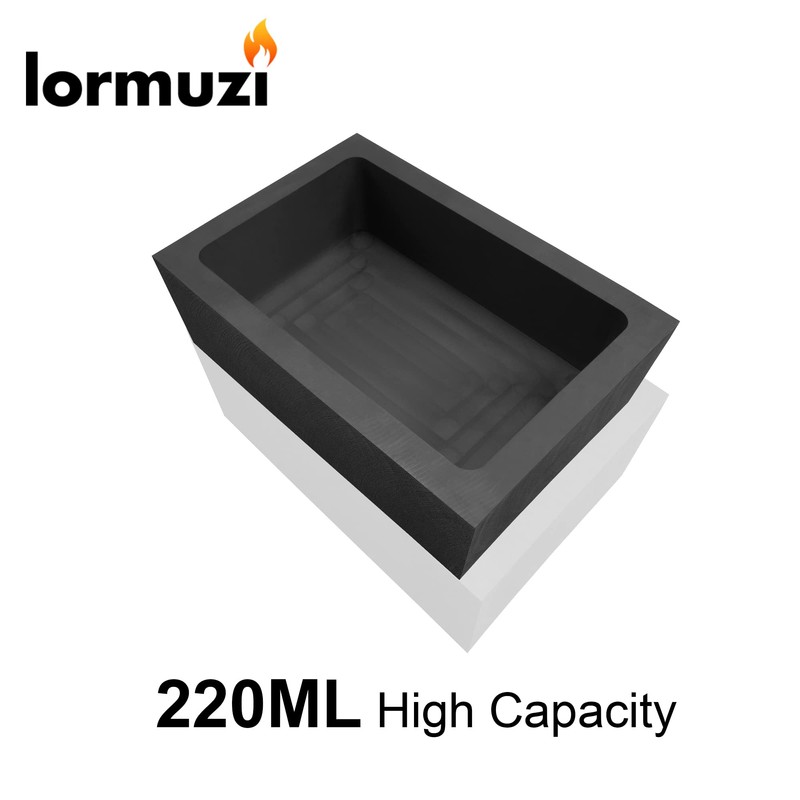 lormuzi 4 kg - 220 ml graphite mould, high-purity graphite
