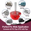 Mskilrh PVC Fitting Saver PVC Pipe Reamer 1/2 Inch Head,