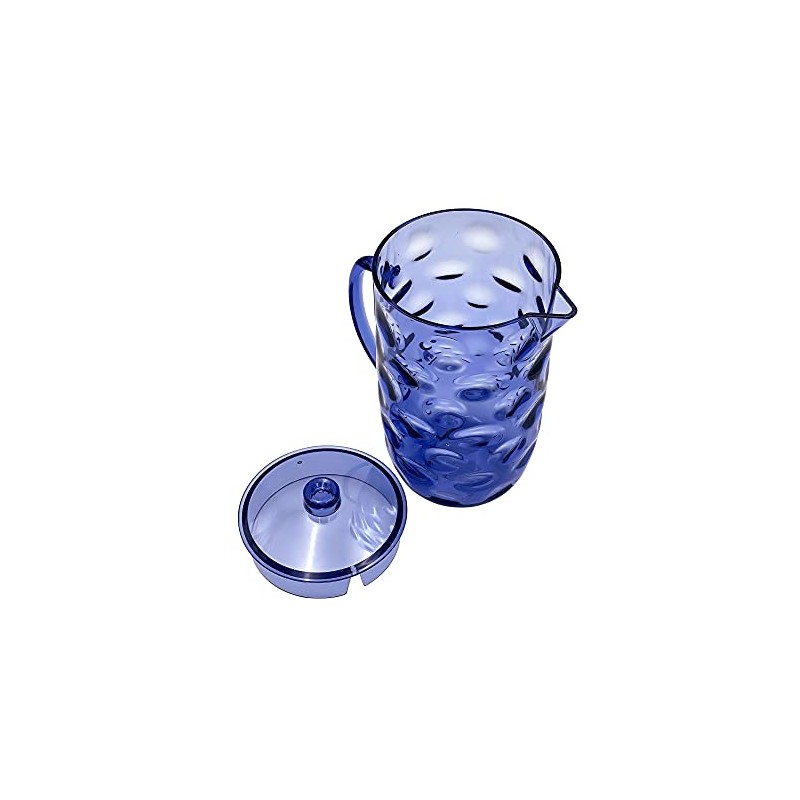Jarra Para Agua Acrílico Wave 2.5 Litros Azul Cs-025