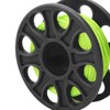 Dive Reel Fluorescent Green Line Plastic Material Copper Double Ended