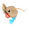 Bird Foraging Box Toys Fun Colorful Shredding Paper Sola Wood
