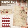 TaoBary 160 Pcs Stationery Paper Set 50 Double Sided Stationery