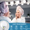hansang Vanity Light Bulb 5000K Daylight 8 Pack G25 LED