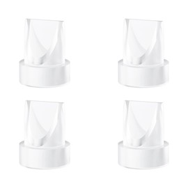 TOVVILD Duckbill Valves Compatible with Momcozy M5/M6/V1/V1 Pro/V2/V2 Pro, Breast Pump Replacement Parts Accessories for Momcozy Pump,4PCS