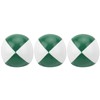 3Pcs PU Leather Juggling Balls Indoor Leisure Portable Performance Practice
