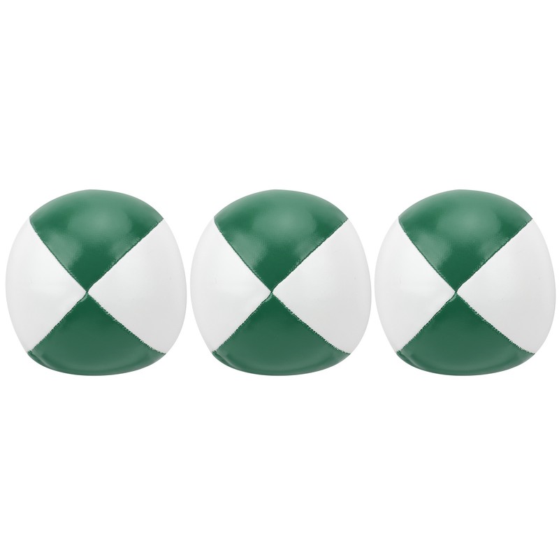 3Pcs PU Leather Juggling Balls Indoor Leisure Portable Performance Practice