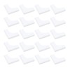 MY MIRONEY 20PCS Window Screen Frame Corner Hardware White Plastic
