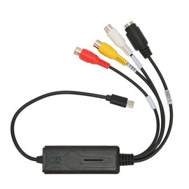 Type C Sound Video Capture Card RCA to USB Converter Adapter for Vista XP for OS X for Windows 10 8.1 8 7