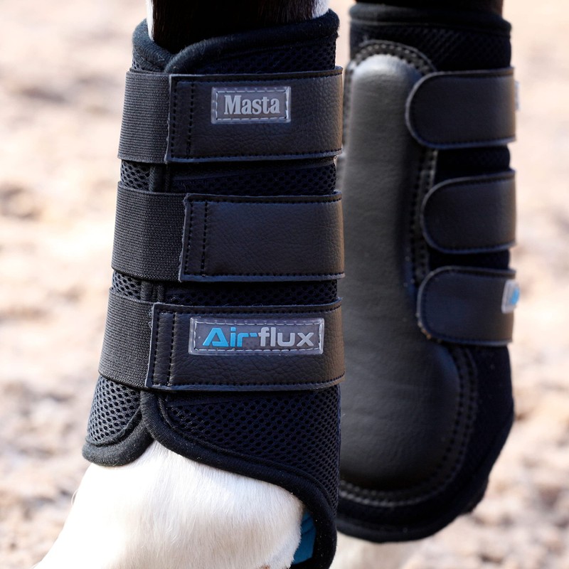 Masta Air-Flux Horse Brushing Boots - Training Neoprene Protective Wrap
