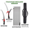Walensee Pole Saws for Tree Trimming,7.2-27FT Extendable Tree Pruner,Manual Branch