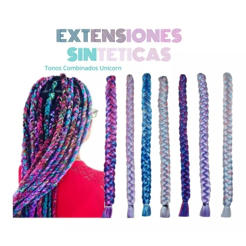 Ari 3 Extensiones De Cabello Sintetico Para Trenzas 58cm