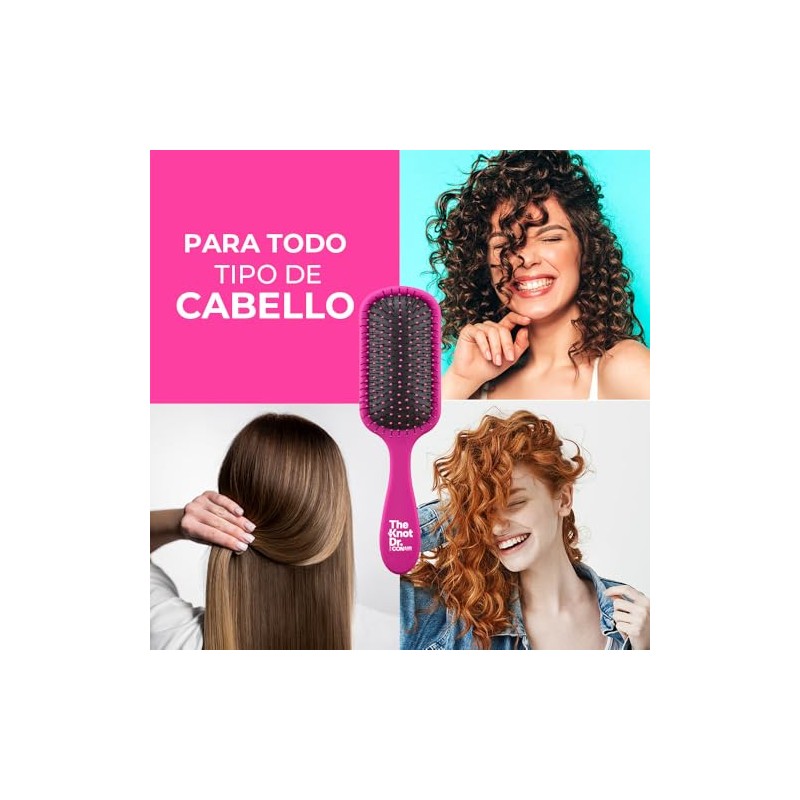 CEPILLO OVALADO ROSA PRO BRITE KNOT DR