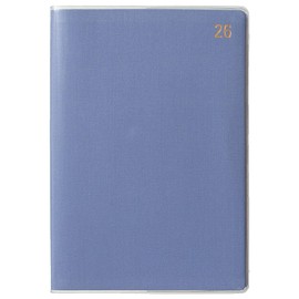 Laconic Notebook 2026 A5 Monthly Cotton Purple LED27-250PU (Starting December 2025)