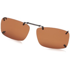 Haven Fits Over Sunwear Rec 19 50 Polarized Rectangular Sunglasses, Transparent, 50 mm