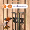SKYSEN Self-Closing Fence Gate Hinges, Latch, and 24" Drop Rod