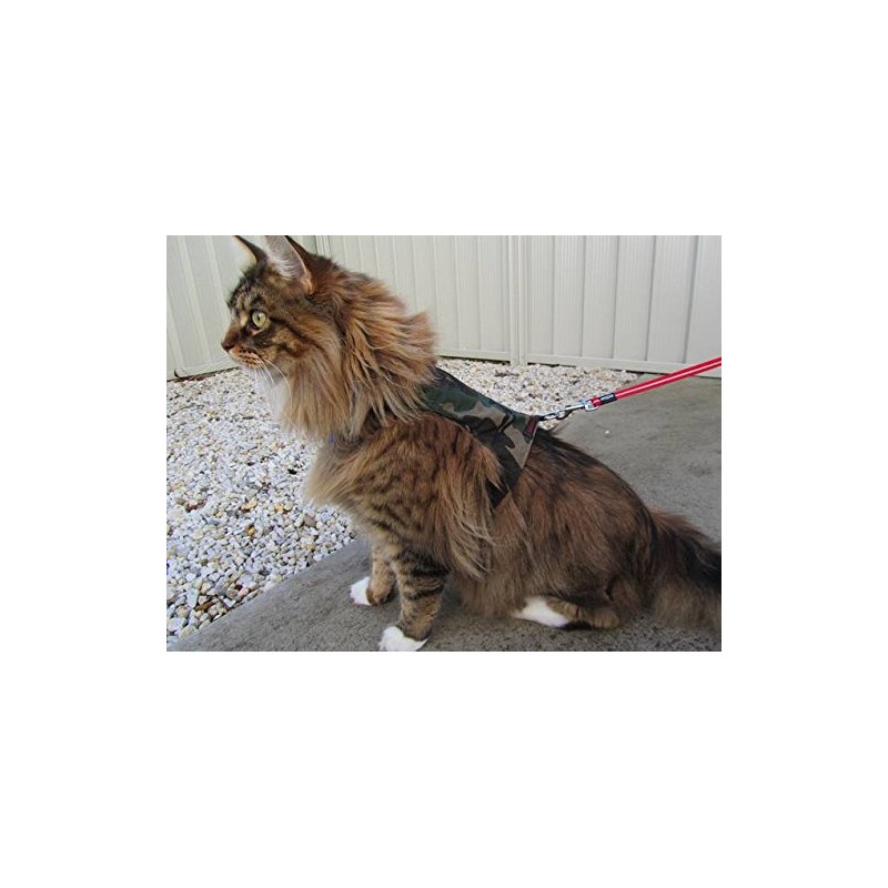Mynwood Cat Jacket/Harness Green Combat Adult Cat