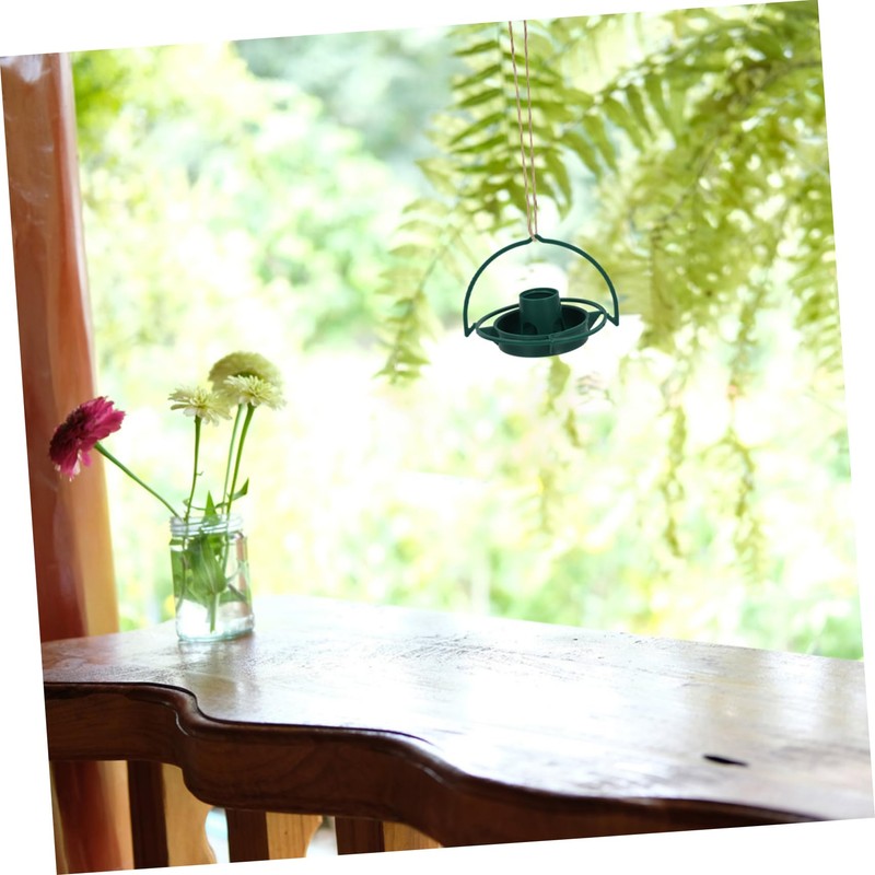 MERRYHAPY Hanging Deck Mount Bird Feeder Large Outdoor Tray Feeder