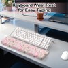 iCasso Computer Keyboard Wrist Rest Stand for Desktop,Comfortable Ergonomic Keyboard