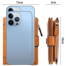 FACATH Women's Wallet, yellow, S, Casual