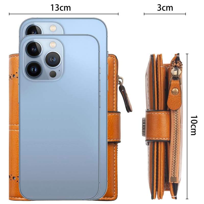 FACATH Women's Wallet, yellow, S, Casual