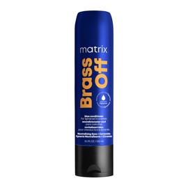 Matrix Brass Off Acondicionador | Acondicionador pigmentado proporciona brillo y fuerza al cabello azul| Brass Off para castaños Matrix 300ml