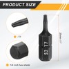 HARFINGTON 2pcs T7 Torx Screwdriver Bit 1/4" Hex Shank 25mm/1"