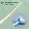 CMHX 3 Sided Autism Toothbrush Three Bristles for Special Needs