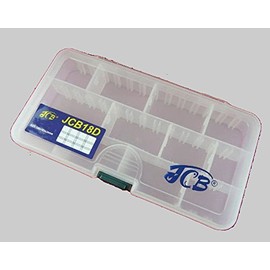 KANANA JCB18D Plastic Fishing Box Bait Box Accessory Box Fishing Box Tackle Box for Fish Accessories Model and Size: 186 x 103 x 34 mm