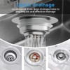Kitchen Sink Drain Strainer, Pop-up Sink Stopper, 3-in-1 Universal Sink