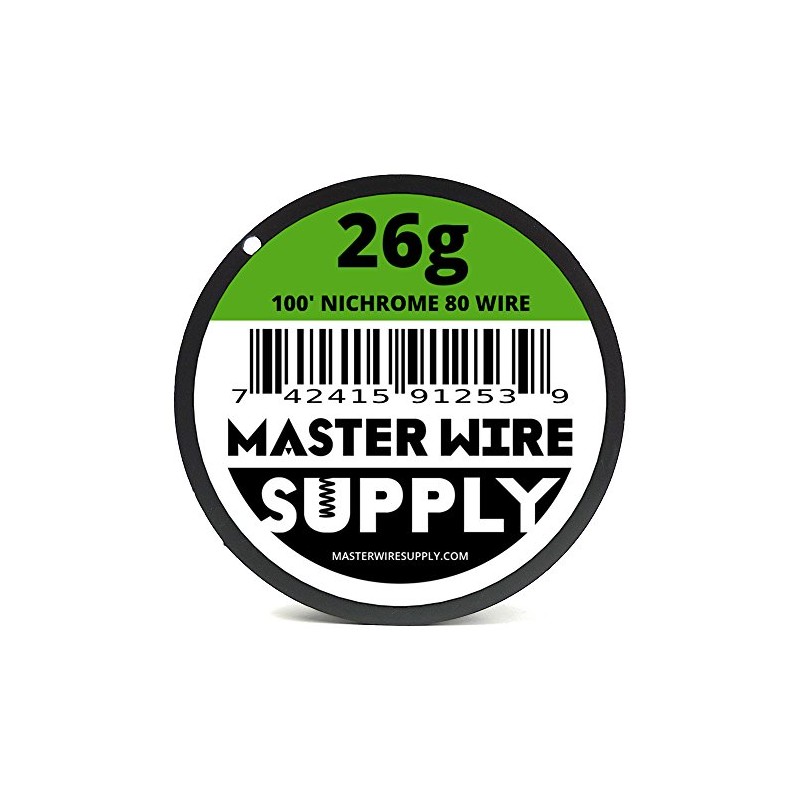 Nichrome 80-100' - 26 Gauge Wire - 100ft - 0.4mm