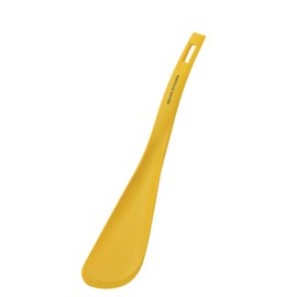 DELISH KITCHEN G-5203 Pearl Metal Spatula Turner Cooking Turner, All Nylon, Yellow