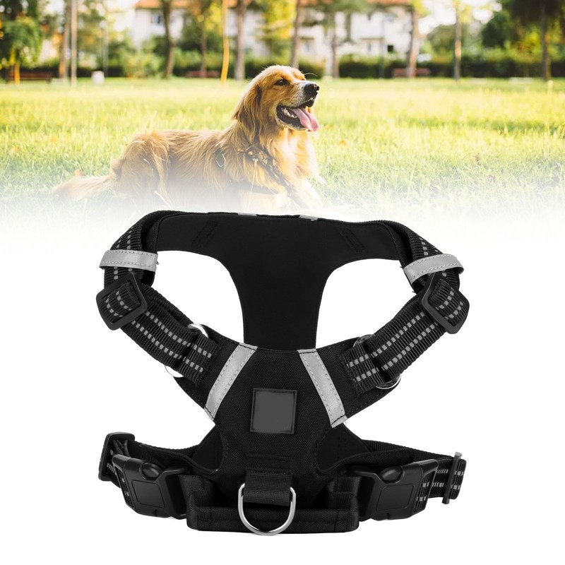Pet Chest Strap Adjustable Reflective Waterproof Dog Leash Vest with