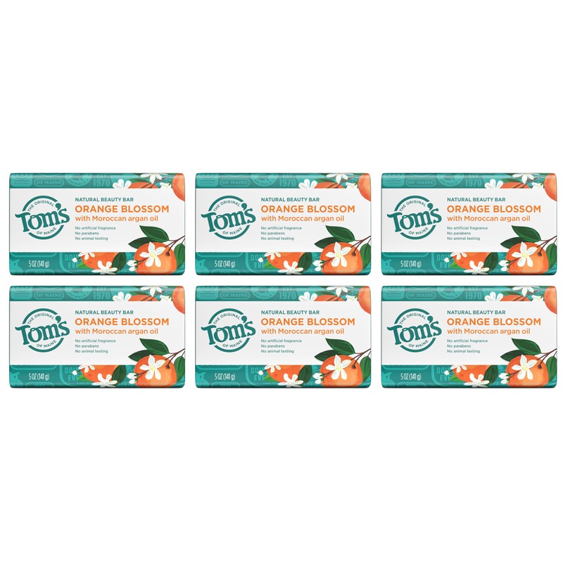 Tom’s of Maine Natural Beauty Bar Soap For Women and