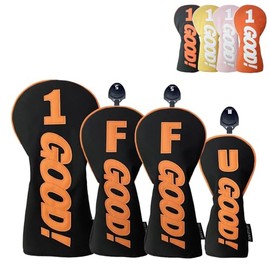 Golf Headcover Driver 440cc 460cc Cover Wood Cover Utility UT Cover Waterproof Good (Pink DR)