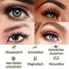 Magnetic Eyelashes without Eyeliner,Reusable Magnetic Lashes,No Glue 3d False Eyelashes