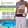 FlipBelt Classic Running Belt for Phone and Small Accessories, Exercise