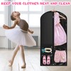 Vincreem 14 Pcs Garment Bags for Dance Costumes 50'' Clear