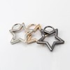 Star Shaped Stainless Steel Keychain Clip Carabiner Snap Hook Holder