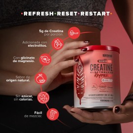Birdman Creatine Refresher  Creatina Monohidratada con Electrolitos, Magnesio y Vitaminas  Watermelon Splash  30 Porciones                            