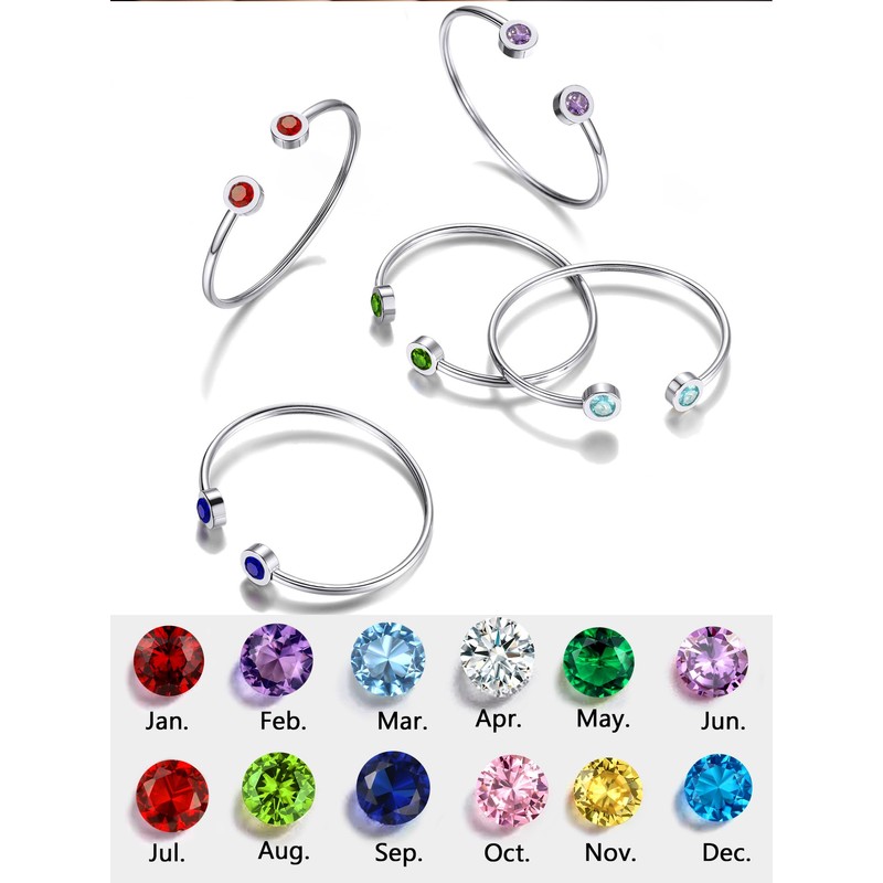 TenrSteel Diamond Bangle Bracelet for Women Valentines Day Bracelet Arm