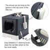 Suhaco Cat Litter Box Enclosure with Lid Hidden Covered Kitten