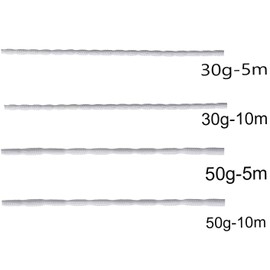 Ruikcoll Heavy Duty Lead Chain Curtain Lead Tape Curtain Weight Lead Tape Suitable for Curtains Cloths Mosquito Nets 10m Strong Lead Chain (50g - 10m)