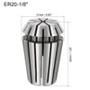 sourcing map ER20 1/8" Spring Collet Chuck for CNC Engraving