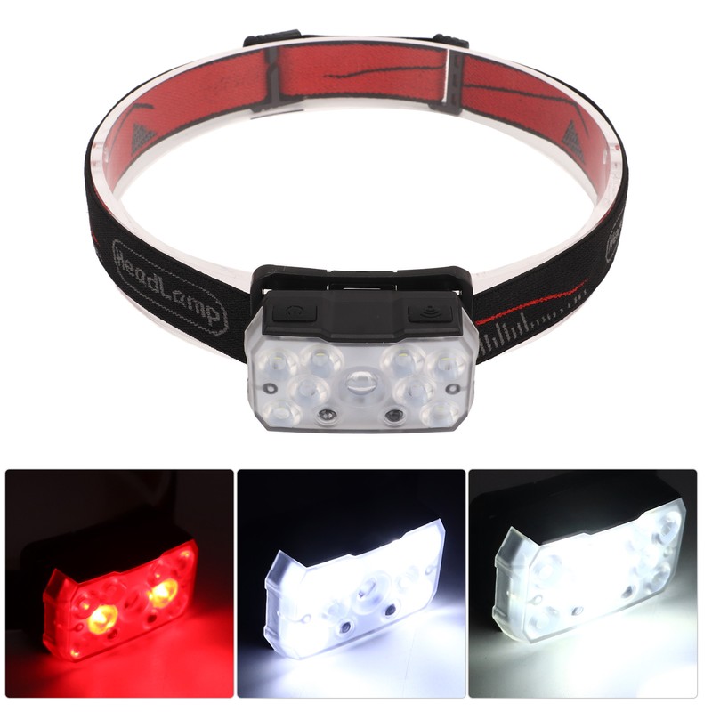 LED Head Light Fixed Focus Sensor Super Bright IPX4 Waterproof