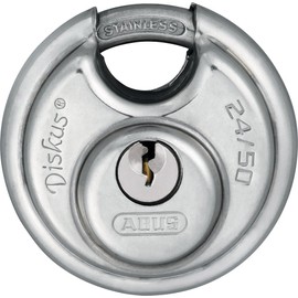 ABUS Abbas This Scum Stainless Steel Lock 24IB 50 mm 3 Pcs Key 24IB/50